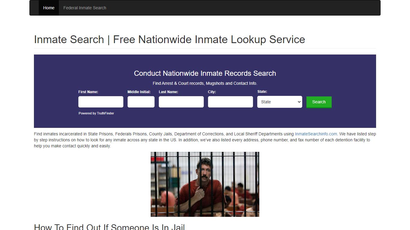 WI Department of Corrections Inmate Locator - Inmate Search